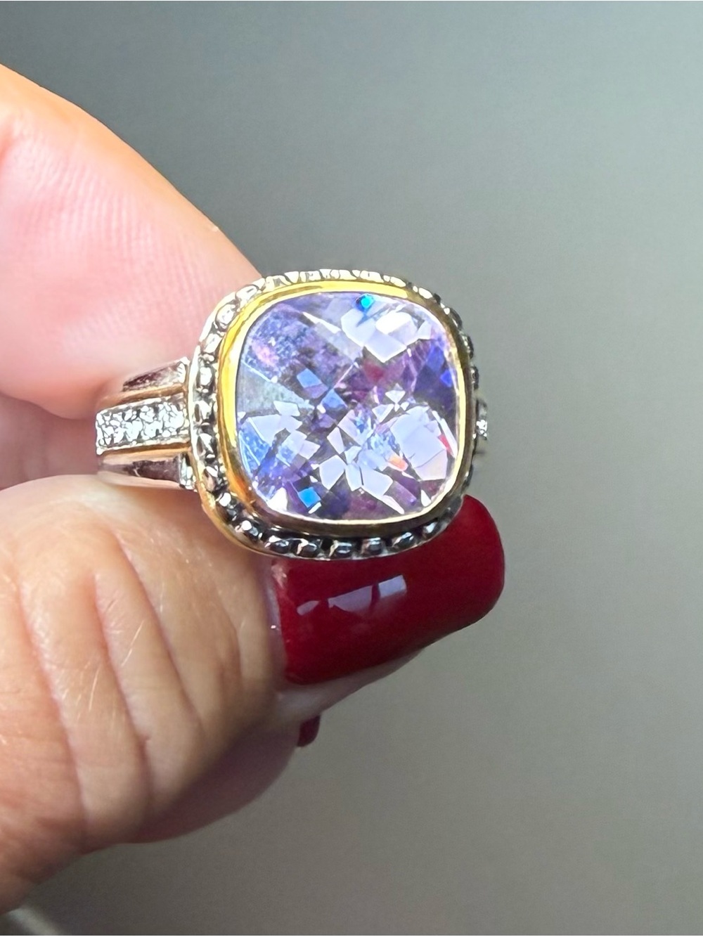Premier Designs Lavender Ring - Retired